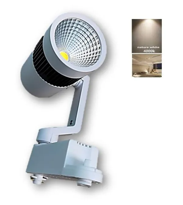 _16W_Led_White_Body_360_Degree_Adjustable_Tracklight,_Spotlight_Focus_Light,_Natural_White_-_4000k_-_Installation_Track_Rail_not_Inculded