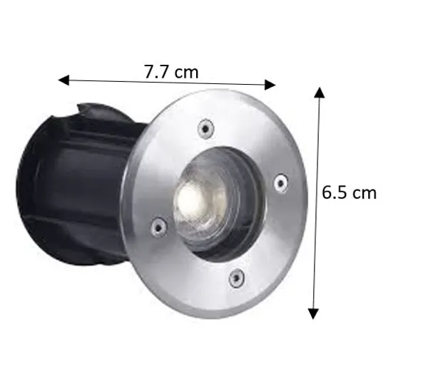 _3W_Outdoor_Garden_Under_Ground_Waterproof_Burial_Light_with_High-Power_Tampered_Glass_(3W,_Warm_White_-_3000K)