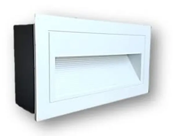 3_Modular_Aluminum_Embedded_Staircase_5W_Outdoor_White_Body_LED_Foot_Light_Step_Corner_Wall_Stair_(12.5_X_8.5_X_4_cm)