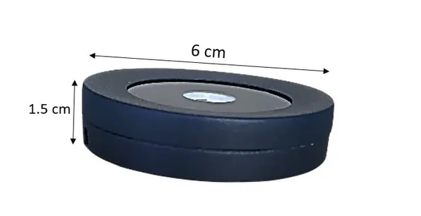 _3W_Slim_Striker_Cabinet_Light,_Cupboard_Light,_Movable_Cover,_Surface_Mounted_with_Black_Body_(Warm/Yellow_-_3000K)_(Pack_of_2)