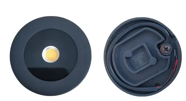 _3W_Slim_Striker_Cabinet_Light,_Cupboard_Light,_Movable_Cover,_Surface_Mounted_with_Black_Body_(Warm/Yellow_-_3000K)_(Pack_of_2)