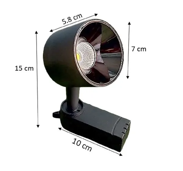 _12W_Focus_Light_Spotlight_360°_Adjustable_Track_Light_(Black_Body)_-_(Track_Rail_Not_Included)_(Natural_White_-_4000k,12W)