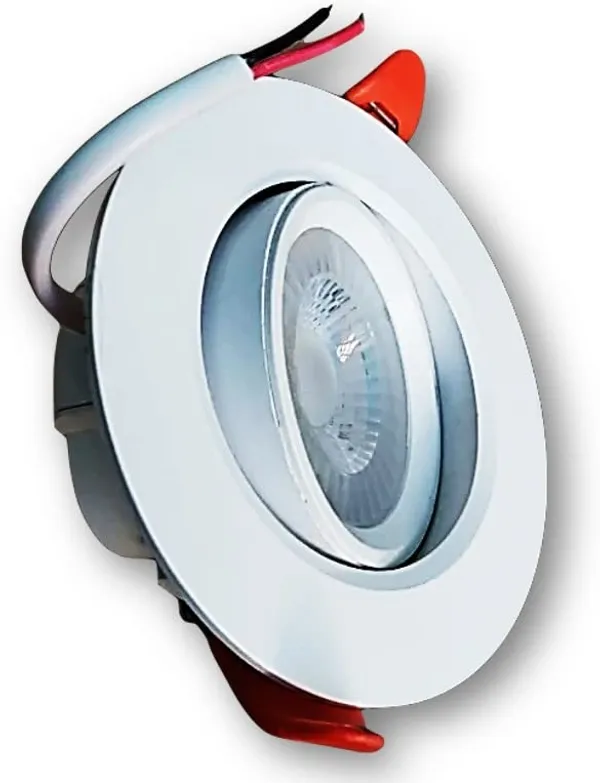 _6W_White_Body_LED_Ceiling_COB_Spot,_Focus,_Down_Ceiling_Movable_Light_(White/6500k,9.5cm_x_9.5cm,_Cutout_-_3"_/_7cm)_(Pack_of_4)