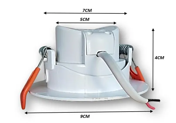 _6W_White_Body_LED_Ceiling_COB_Spot,_Focus,_Down_Ceiling_Movable_Light_(Warm_White/3000k,_9cm_x_4cm,_Cutout_-_2.7"_/_7cm)_(Pack_of_2)