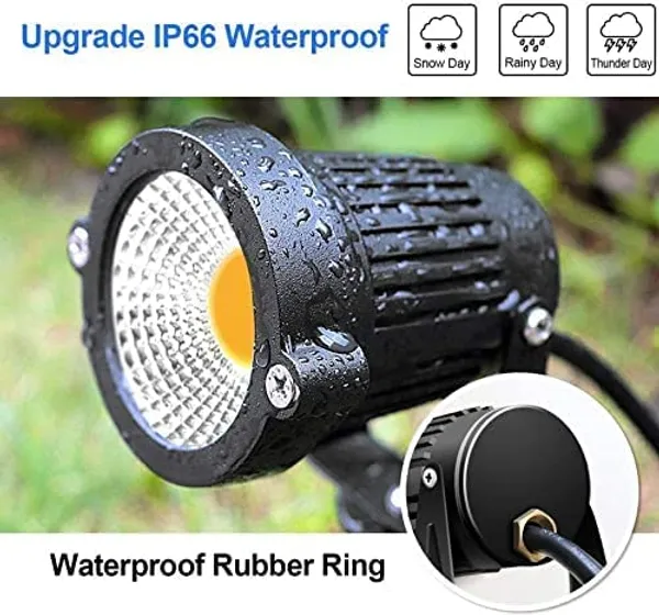 _5W_/_6W_LED_Outdoor_Garden_Spot_and_Spike_Waterproof_IP65_Light,_Aluminium_Body_(Driver_in_Built)_(Pink)