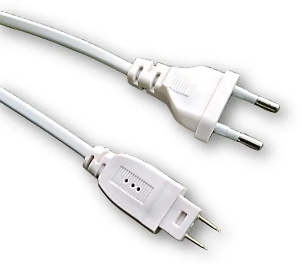 _220V_5730_Pin_Rope_Light_Connector,_8mm_Wide_Copper_Pins_for_Flexible_Rope_Light,(White_Body,_Pack_of_5)