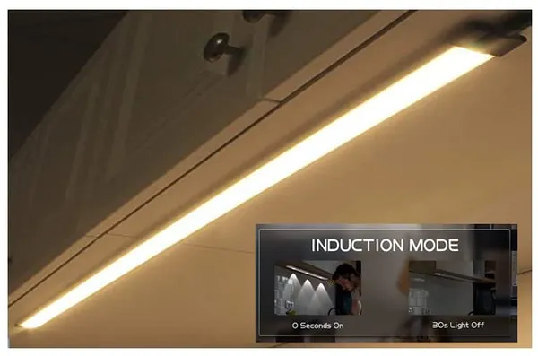_36_Inches_-_3_Feet_(12Watt)_Slim_Sensor_Cabinet_Light_with_Automatic_ON/Off_Motion_Sensor/Day-Night_Sensor,_Wardrobe_Lights_and_Under_Counter_LED_Profile_Light_(Warm_White_-_3000k)