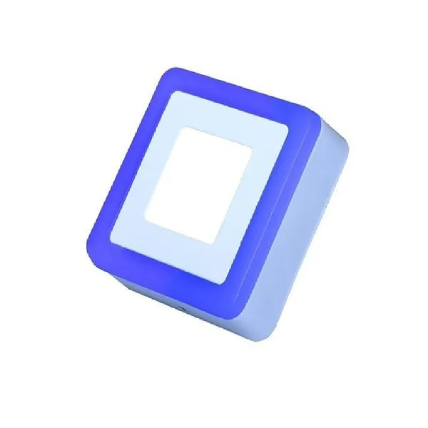 (12+4_16_Watt_LED_Side_Blue_(4W)_and_White_(12W)_Round_Surface_Panel_Light_Ceiling_3D_Effect_Lighting_(Double_Color)_Set_of_1_Piece