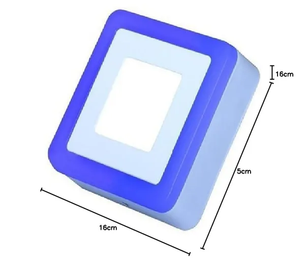 (12+4_16_Watt_LED_Side_Blue_(4W)_and_White_(12W)_Round_Surface_Panel_Light_Ceiling_3D_Effect_Lighting_(Double_Color)_Set_of_1_Piece
