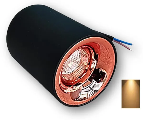 _COB_Cylinder_Surface_Light_(8/15/24_Watt,_Rose_Reflector)_(Warm_White_(3000k),_24Watt)