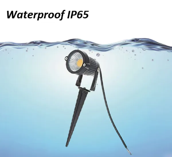 _5W_/_6W_LED_Outdoor_Garden_Spot_and_Spike_Waterproof_IP65_Light,_Aluminium_Body_(Driver_in_Built)_(RGB)