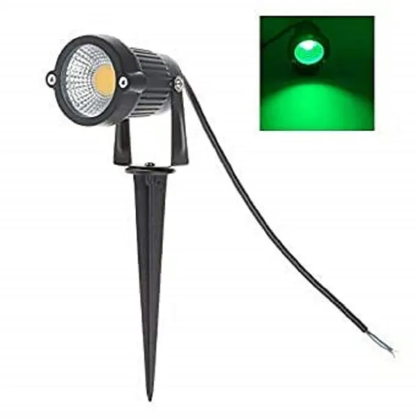 _5W_/_6W_LED_Outdoor_Garden_Spot_and_Spike_Waterproof_IP65_Light,_Aluminium_Body_(Blue)