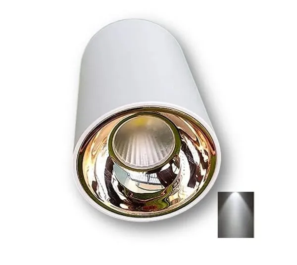 COB_Cylinder_Surface_Light_White_Body_(Rose_Reflector)_(8Watt)_(Cool_White_(6500k))