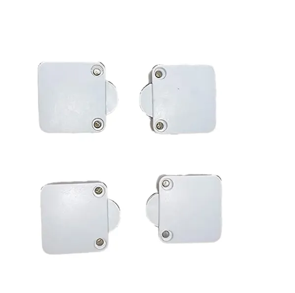White_Push_Button_Wood_Mech_Wardrobe_ON/Off_Cabinet_Door_Light_Control_Switch_Cabinet_Door_Switch_(Pack_of_4)