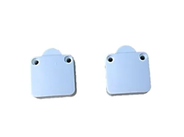 White_Push_Button_Wood_Mech_Wardrobe_ON/Off_Cabinet_Door_Light_Control_Switch_Cabinet_Door_Switch_(Pack_of_2)