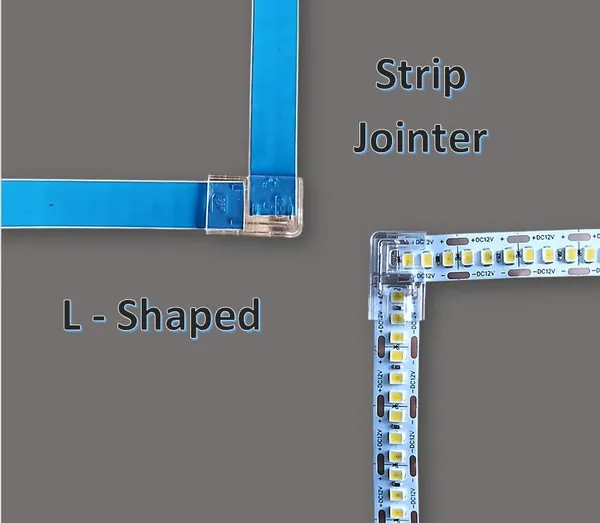 5_pcs_Strip_Jointer_Professional_10mm_Transparent_L_Shaped_2_pin_LED_Strip_Jointer