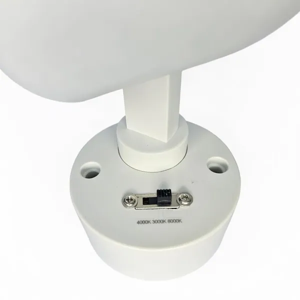 _9W_Wall_Light_Adjustable_Surface_Mounted_Spotlight,_3-Color_Temperature_(3000K/4000K/6000K)_3-in-1_CCT_Switch,_Modern_Cylinder_Wall,_White_Finish