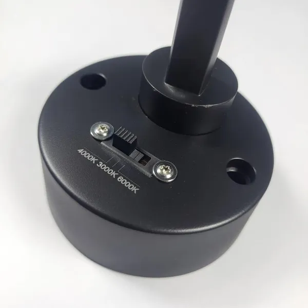 _9W_Wall_Light_Adjustable_Surface_Mounted_Spotlight,_3-Color_Temperature_(3000K/4000K/6000K)_3-in-1_CCT_Switch,_Modern_Cylinder_Wall,_Black_Finish