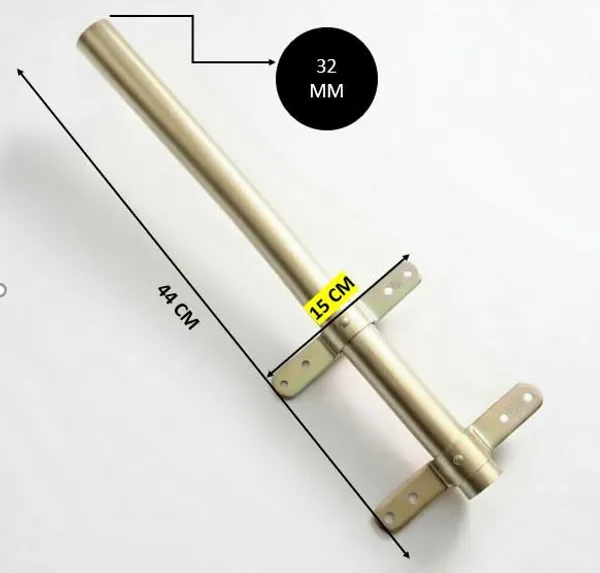 _32MM_Wall_Street_Stand,_Zinc_Coated_Pipe_Bracket,_18_Inch_Length,_Mounting_Arm_for_Barn_Light,_Security_Light,_Yard_Lamp