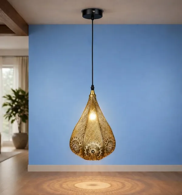 _Metal_Hanging_Pendant_Light,_Golden_Antique_Finish