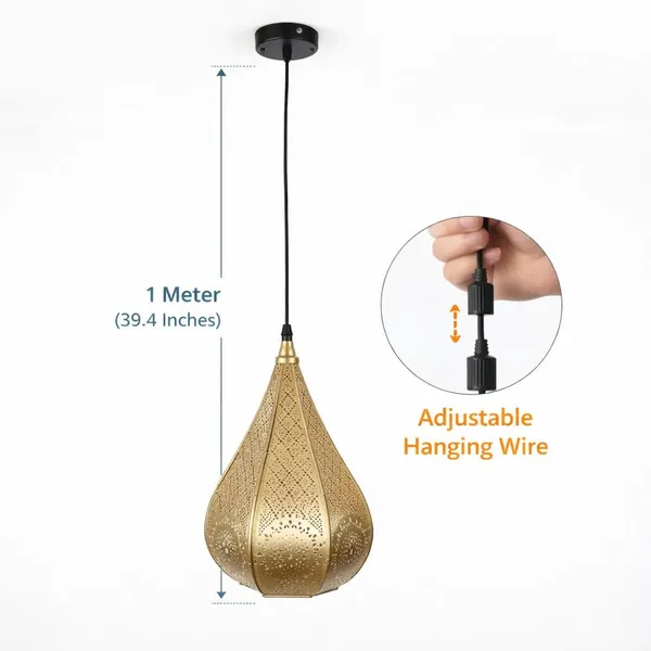 _Metal_Hanging_Pendant_Light,_Golden_Antique_Finish