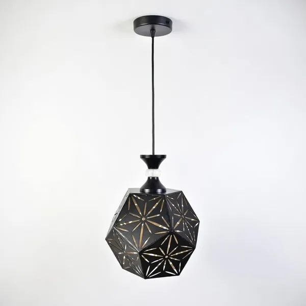 Black_Geometric_Metal_Pendant_Ceiling_Light_with_E27_Holder_for_Living_Room
