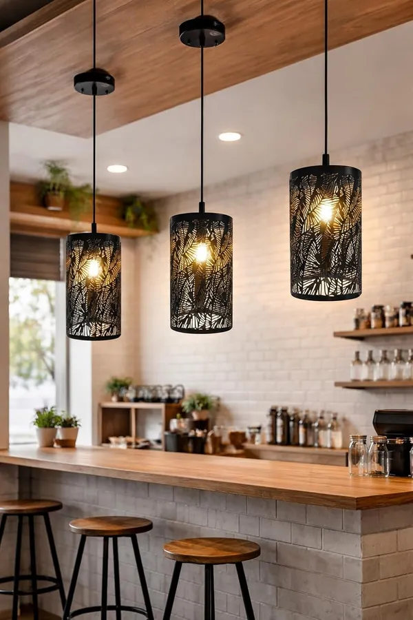 Cylindrical_Black_Pendant_Ceiling_Light_3IN1_|_Adjustable_1_Meter_Cord_with_E27_Holder_and_Bulb_for_Living_Room
