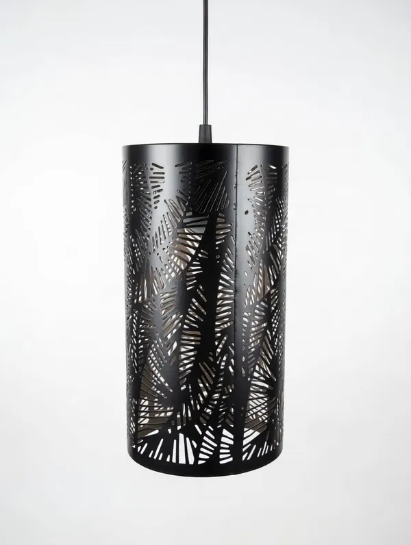 Cylindrical_Black_Pendant_Ceiling_Light_3IN1_|_Adjustable_1_Meter_Cord_with_E27_Holder_and_Bulb_for_Living_Room