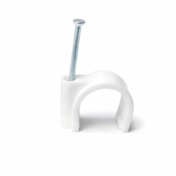 25mm_White_Cable_Clips_with_Steel_Nail_–_Pack_of_50_|_Plastic_Wire_And_Pipe_Clips_for_Wall