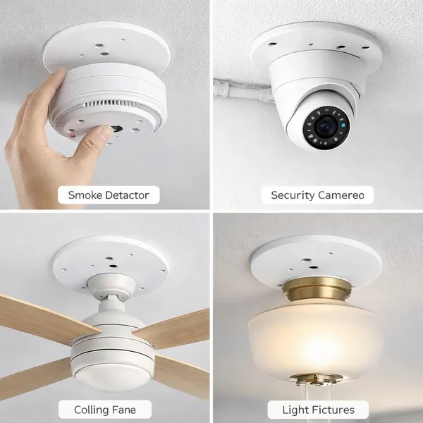 _Round_Ceiling_Mounting_Plate_10.5_cm_|_White_ABS_Base,_Ceiling_Light_&_Fan_|_Pack_of_10