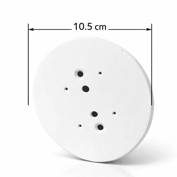 _Round_Ceiling_Mounting_Plate_10.5_cm_|_White_ABS_Base,_Ceiling_Light_&_Fan_|_Pack_of_10