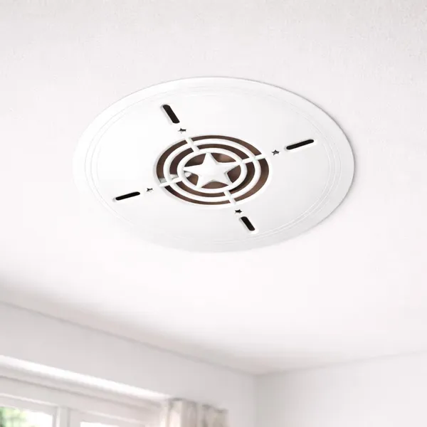_17_CM_Round_Ceiling_Mounting_Plate_|_White_ABS_Base,_Ceiling_Light_&_Fan_|_Pack_of_10
