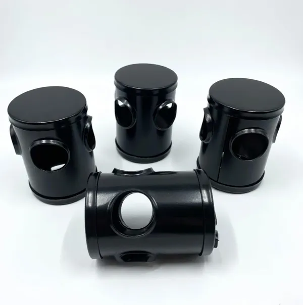 _Heavy_Duty_|_Multi-Entry_Cable_Connector_Box_|_Industrial_Grade_PVC_Junction_Box_(Black,_Pack_of_4)