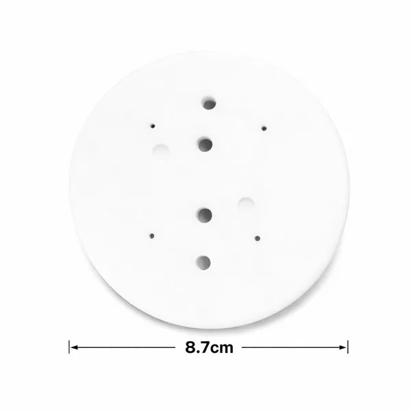 _8.7_CM_Round_Ceiling_Mounting_Plate_|_White_ABS_Base,_Ceiling_Light_&_Fan_|_Pack_of_10
