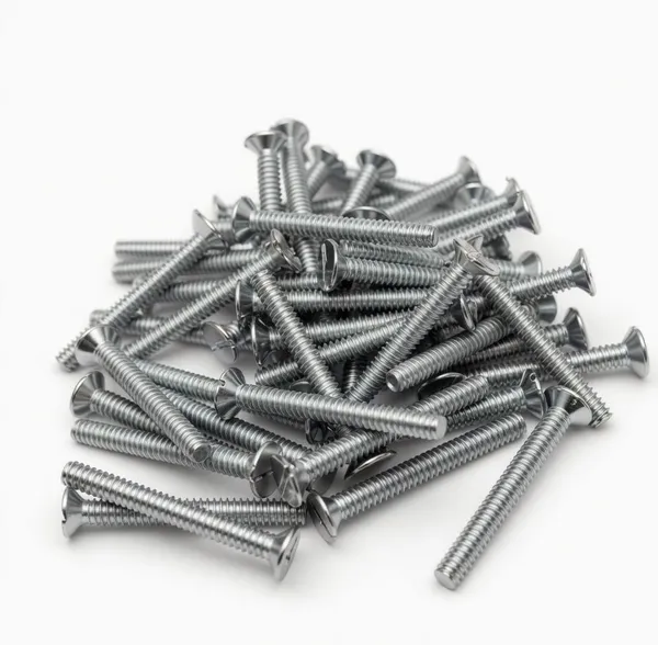 _Gromex_Brass_Machine_Screws_for_Electrical_Fittings_and_Hardware,_Slotted_Head,_Silver_Finish_1.5_Inch_Pack_of_25