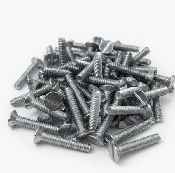 _Gromex_Brass_Machine_Screws_for_Electrical_Fittings_and_Hardware,_Slotted_Head,_Silver_Finish_1_Inch_Pack_of_25