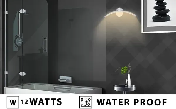 _12W_Curve_Led_Mirror_Picture_Wash_Basin_Wall_Light(Warm_White,_Pack_of_1)