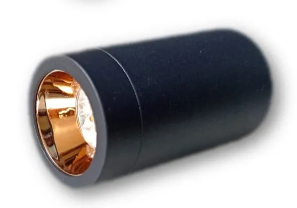 _COB_Cylinder_Surface_Light_Black_Body_(Warm_White-3000k,_3_Watt,_Rose_Reflector,_4Cm_x_3.2cm_x_3.2cm)