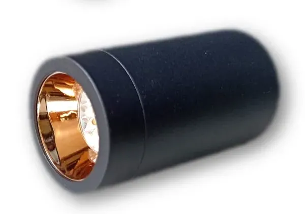 _3_Watt_COB_Cylinder_Surface_Light_Black_Body_(Natural_White-4000k,_Rose_Reflector,_5.8cm_x_3.2cm_x_3.2cm)
