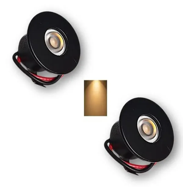 _1_Watt_Pure_Black_Button_LED_Furniture_COB_Spot_Down_Ceiling_Light,_Round,_Ceiling_Pop_Light_(Pack_of_2)_(Warm_White)_-_3000k