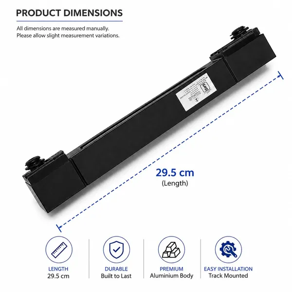 10W_Linear_Track_Light_|_3CCT_(3000K/4000K/6000K)_Color_Adjust