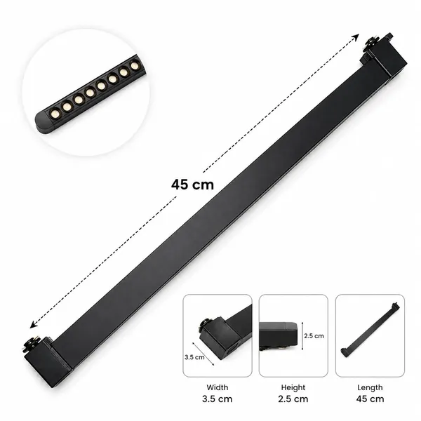 Surface_Mounted_Button_Lights_Gun_Black_Warm_White_3W_Pack_of_2