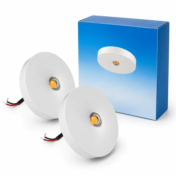 5W_Surface_Mounted_Button_Lights_White_Body_Warm_White_Pack_of_2