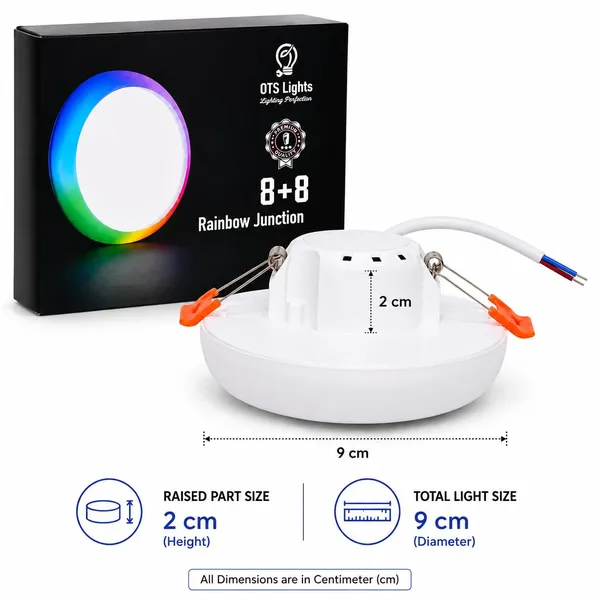 _8+8_Watt_Round_Rainbow_LED_Recessed_Ceiling_Light,_White_&_RGB