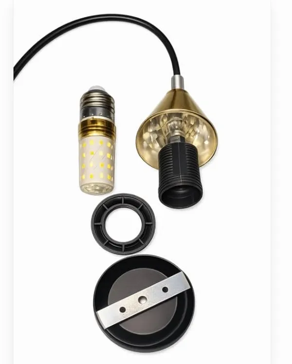 _Modern_Decorative_Pendant_Hanging_Light_|_Gold_Finish_with_Crystal_Accent_&_Warm_Amber_Designer_Shade_|_Ceiling_Hanging_Lamp_for_Living_Room,_Dining_Room,_Bedroom,_Café_&_Restaurant