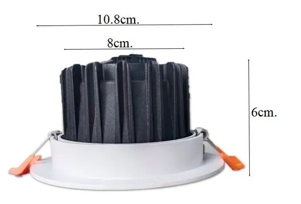 _COB_Down_Celing_Light_-_2_Years_Warranty_(Cool_White,_12_Watt)_(11_cm_x_11_cm_x_6_cm),_Cutout_3''