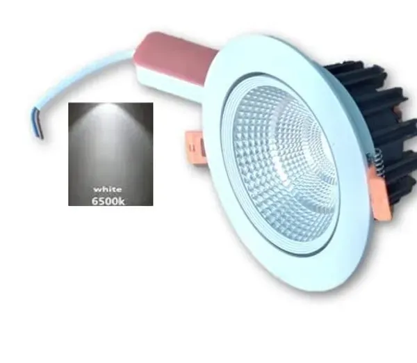 _COB_Down_Celing_Light_-_2_Years_Warranty_(Cool_White,_12_Watt)_(11_cm_x_11_cm_x_6_cm),_Cutout_3''