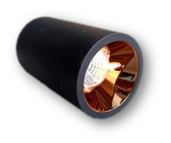 _COB_Cylinder_Surface_Light_Black_Body_(Warm_White-3000k,_12_Watt,_Rose_Reflector,_11cm_x_7.5cm_x_7.5cm)