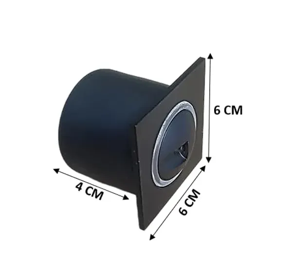 3W_LED_Aluminum_Embedded_Staircase_Foot_Light_Step_Corner_Wall_Stair_Square_Waterproof_Lamp_with_Black_Body_(Warm_White_-_3000K)