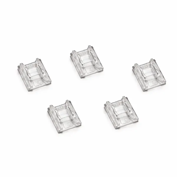 5_pcs_Strip_Jointer_Professional_10mm_Transparent_I_Shaped_2_pin_LED_Strip_Jointer